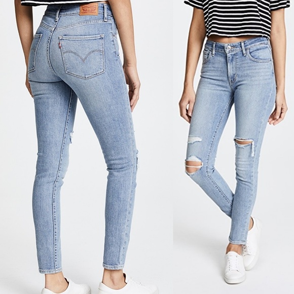 levi's 721 worn and torn